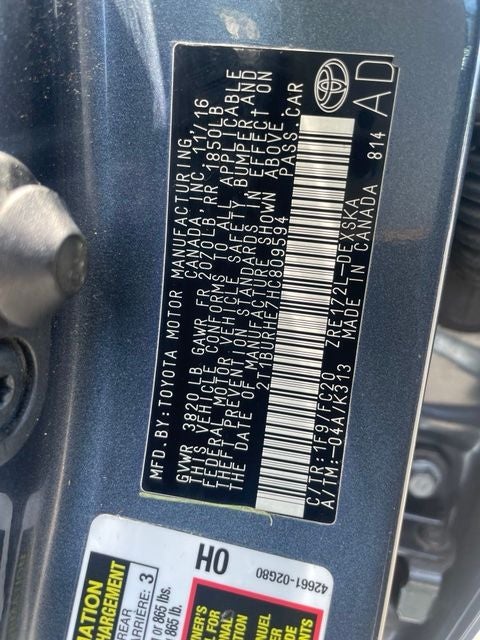 2017 Toyota Corolla SE