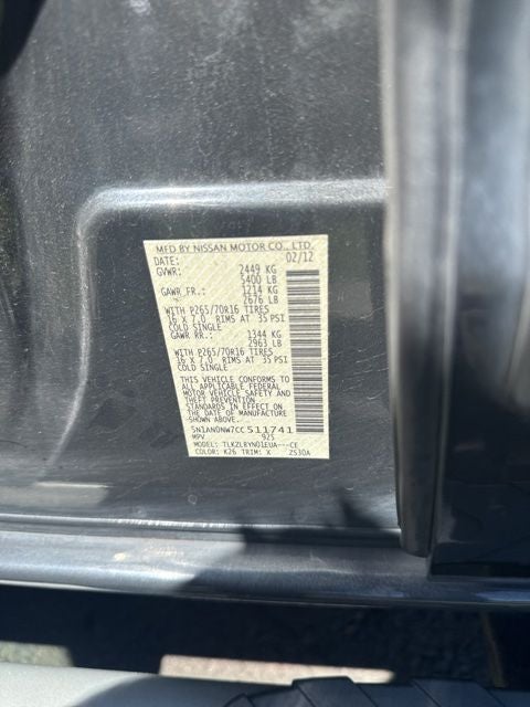 2012 Nissan Xterra S