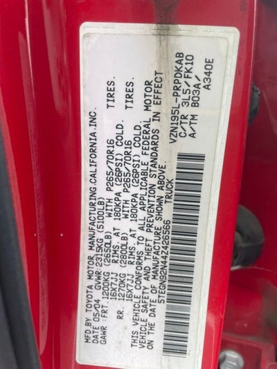2004 Toyota Tacoma PreRunner V6