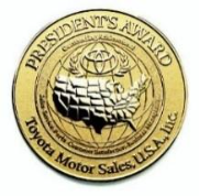 2025 Toyota President's Award